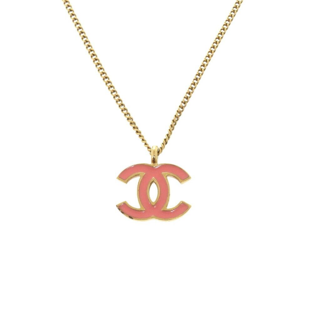 CHANEL Orange Logo Necklace - Picture 3 of 5